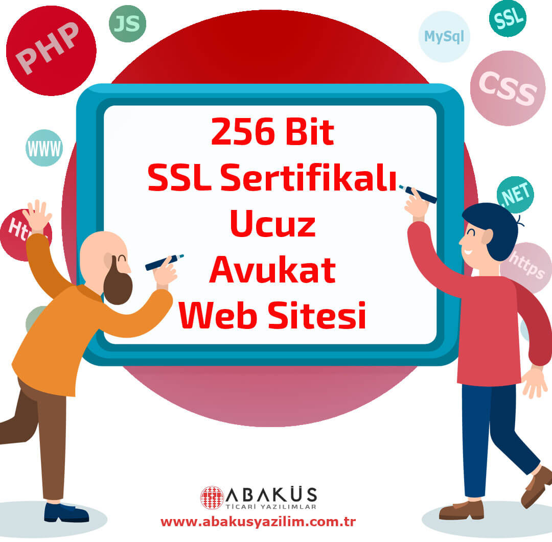 256 Bit SSL Sertifikalı Ucuz Avukat Web Sitesi