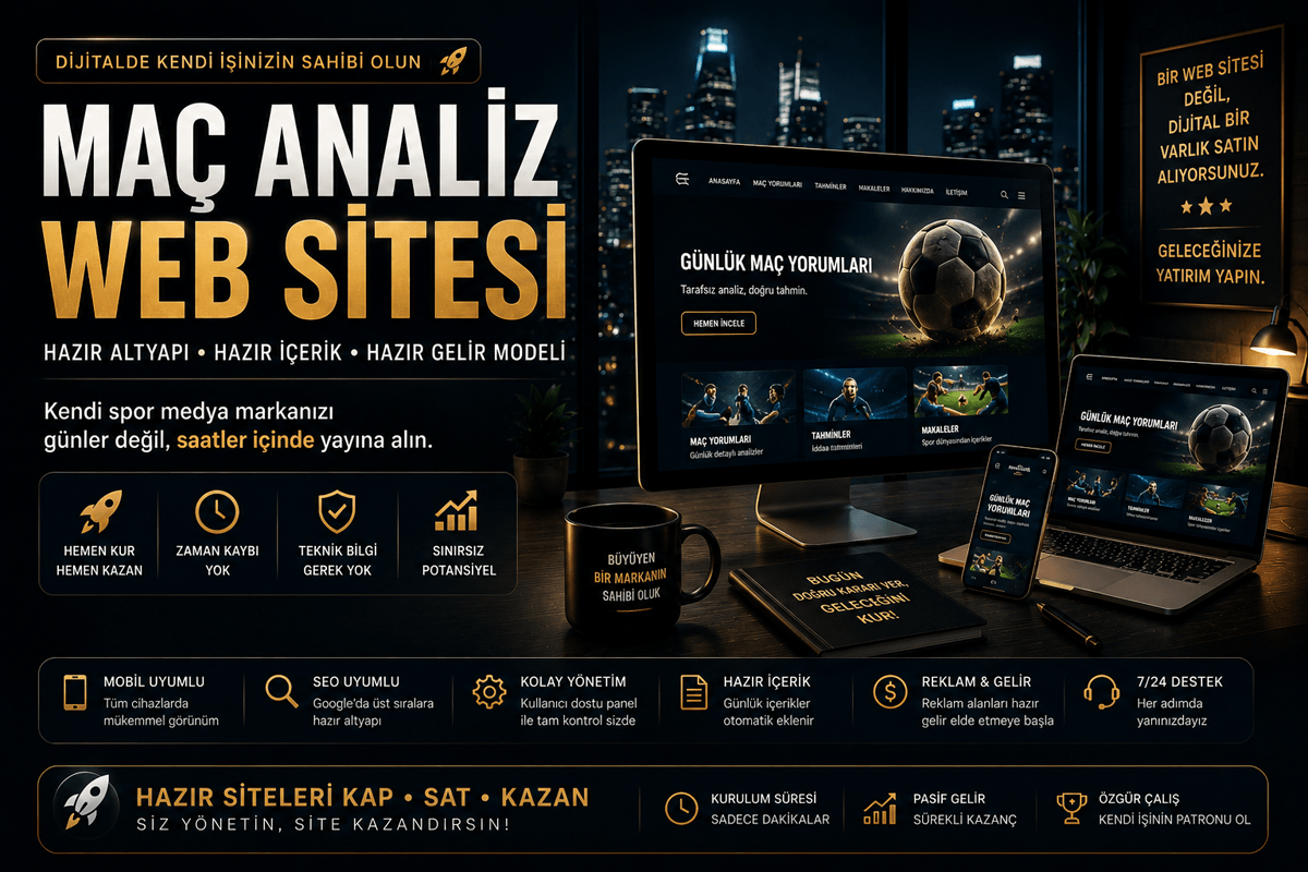 Maç Analizleri Web Sitesi