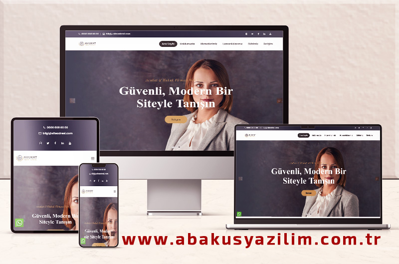 One Page - Tek Sayfa Web Sitelerimiz Satışta