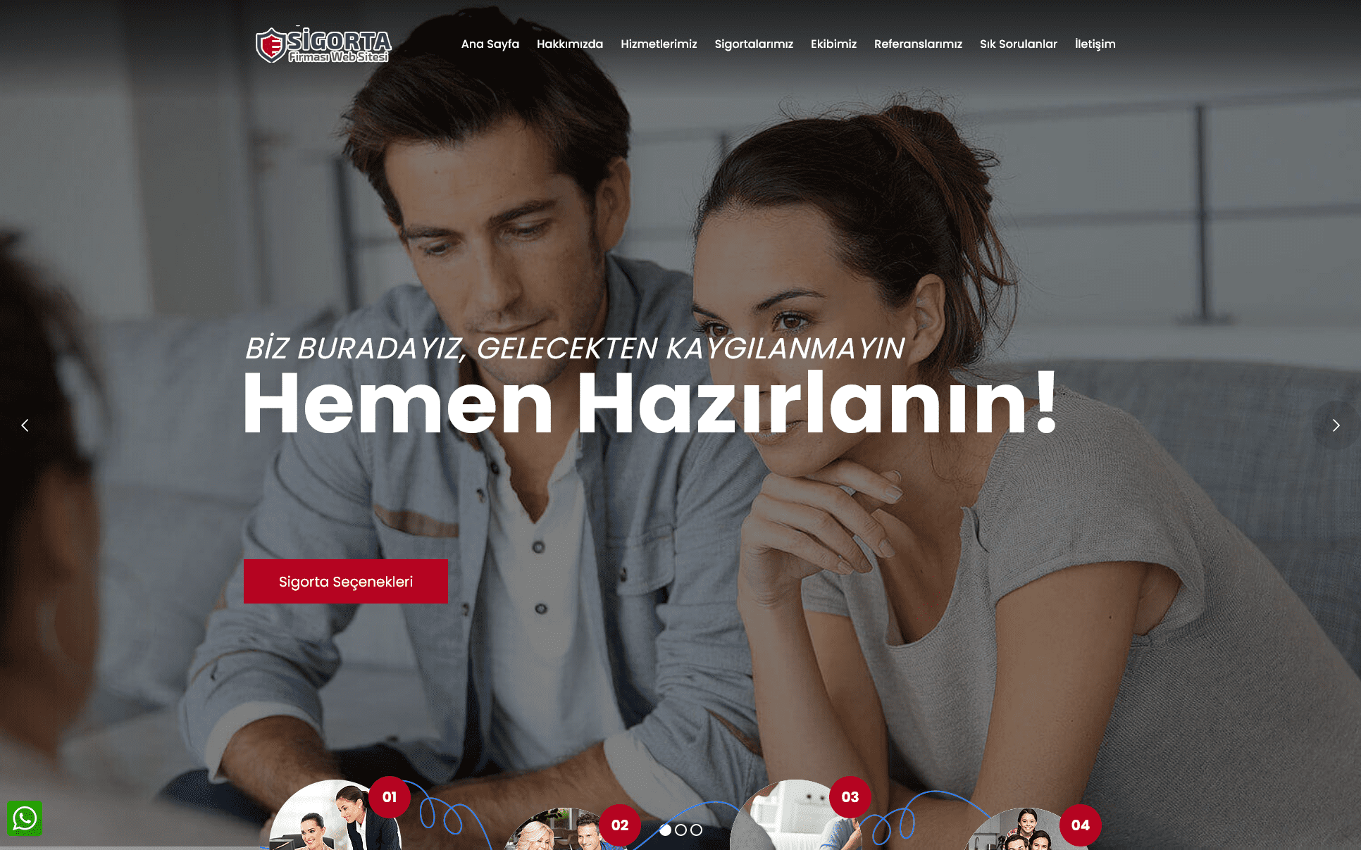 Sigorta Firması Web Sitesi - Danışmanlık Firması Web Sitesi 039