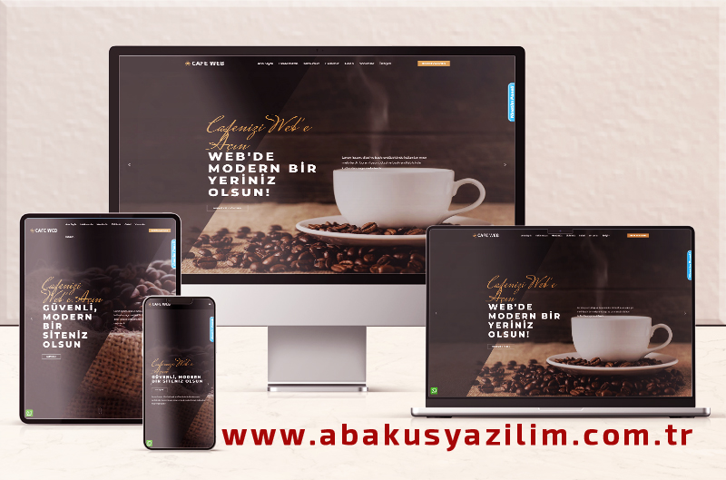 Cafe Web Sitesi - QR Code Menü Özellikli Cafe Web Sitesi 056