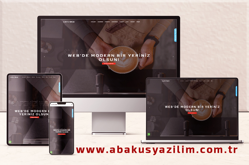 Cafe Web Sitesi - QR Code Menü Özellikli Cafe Web Sitesi 057