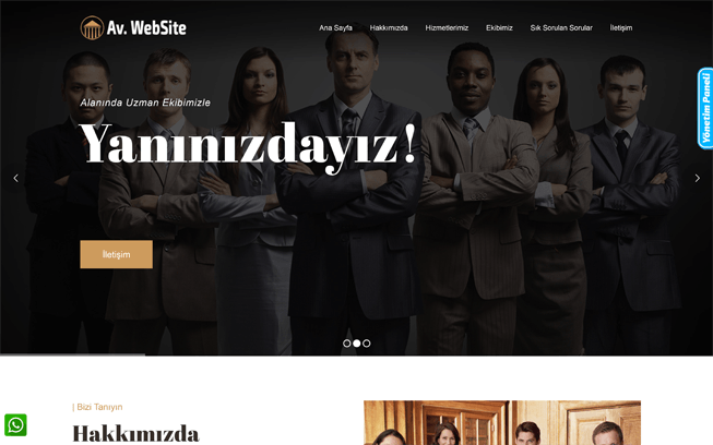 Avukat Web Sitesi - Hukuk Firması Web Sitesi 071