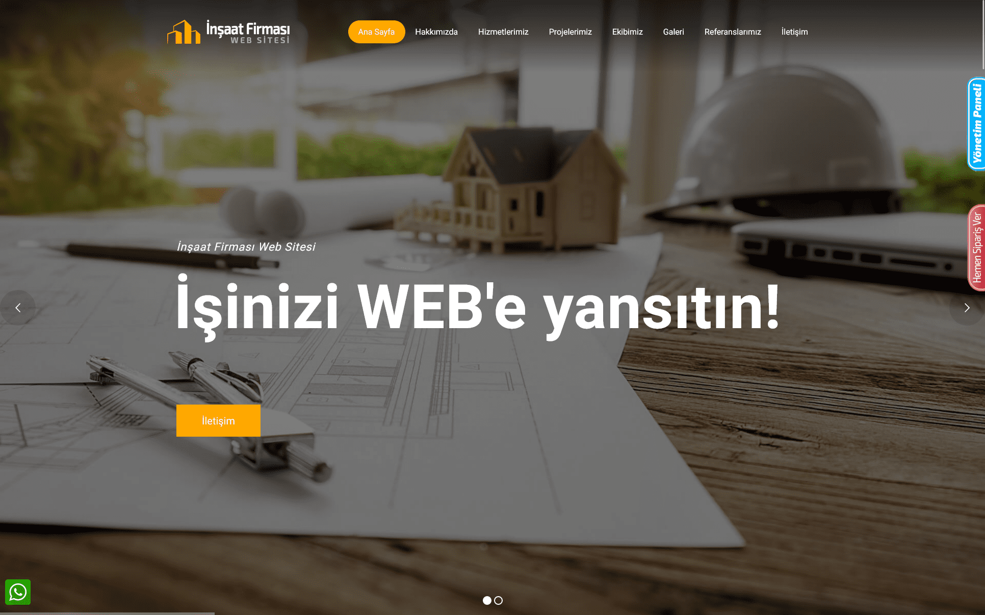 Firma Web Sitesi - İnşaat Firması Web Sitesi 082