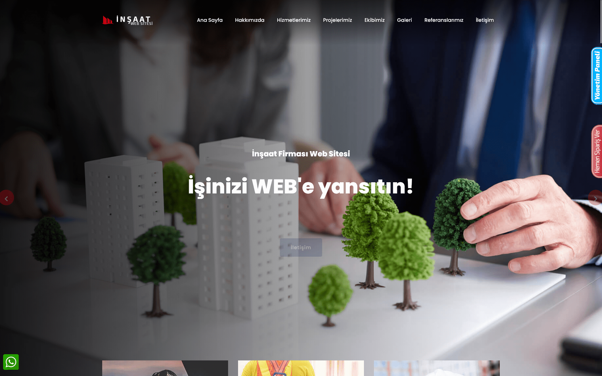 Firma Web Sitesi - İnşaat Firması Web Sitesi 085