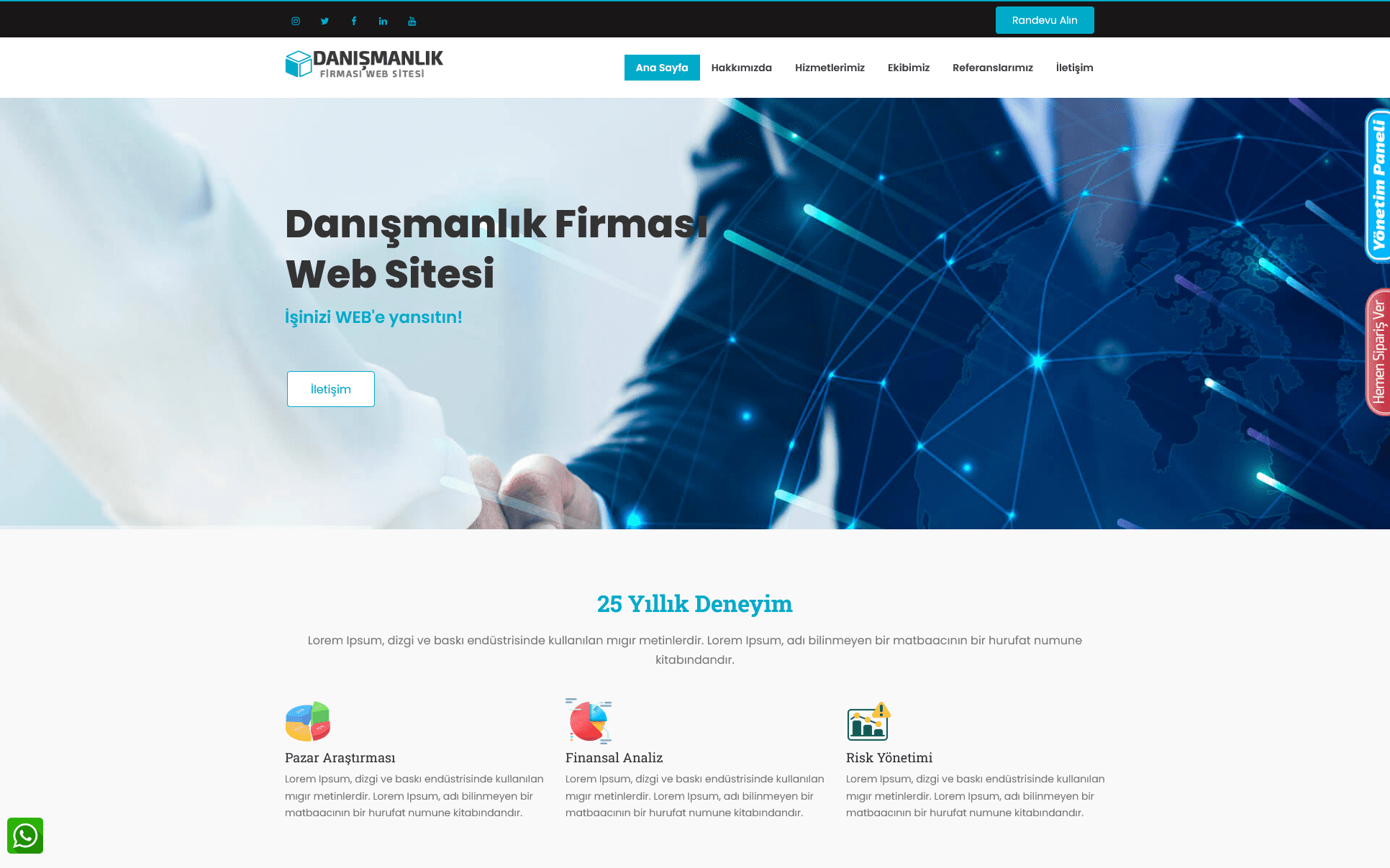 Danışmanlık Firması Web Sitesi - Firma Web Sitesi 091