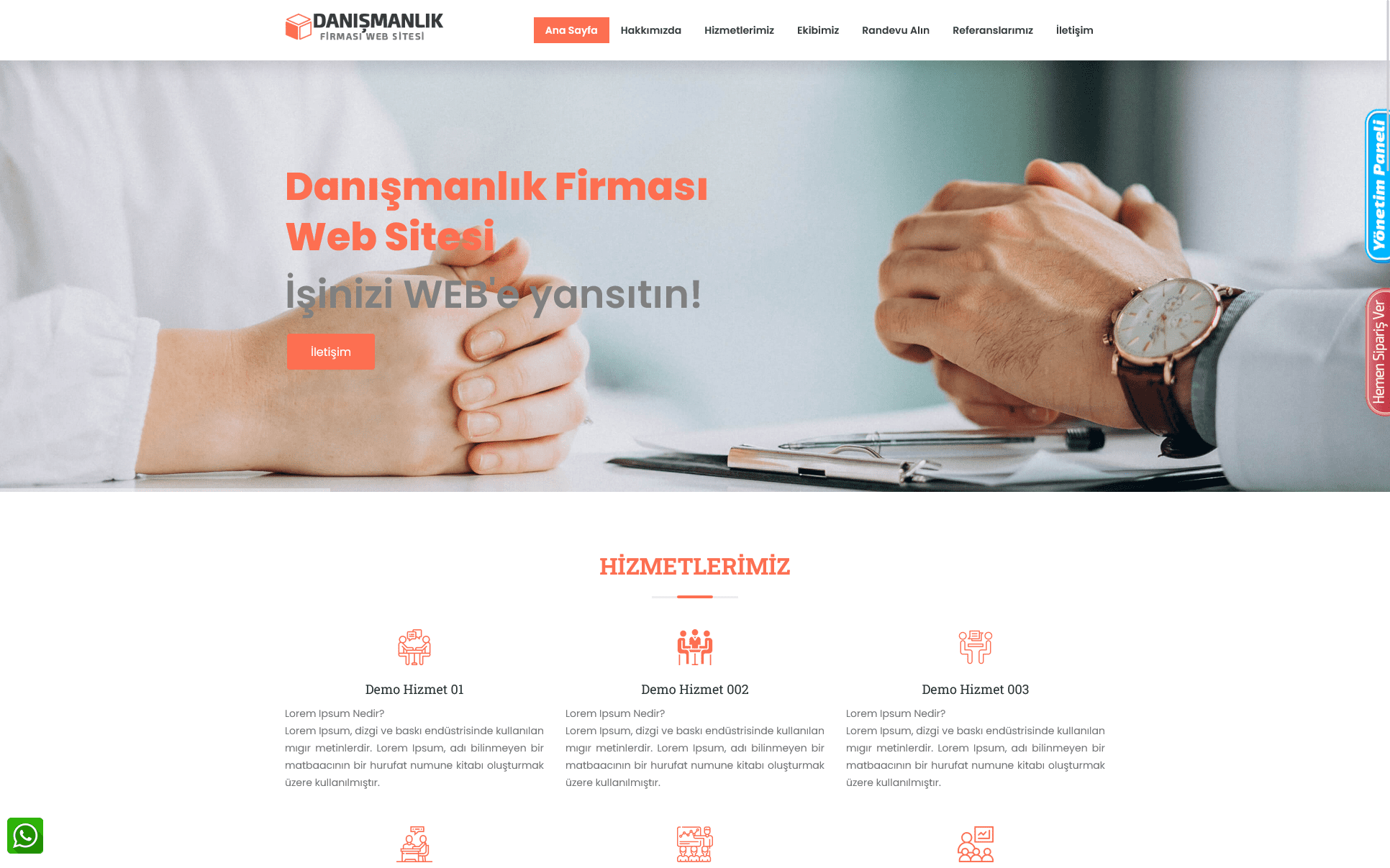 Danışmanlık Firması Web Sitesi - Firma Web Sitesi 092