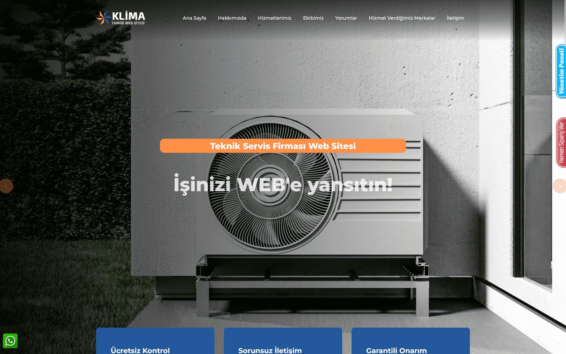 Teknik Servis Firması Web Sitesi - Firma Web Sitesi 097