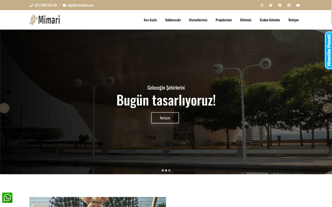 Mimarlık Web Sitesi - İnşaat Firması Web Sitesi 102