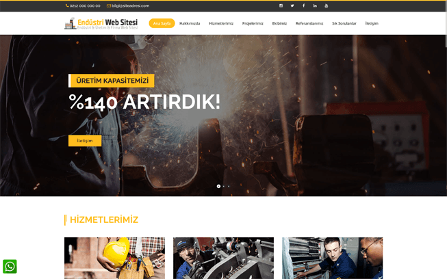 Firma Web Sitesi - İmalathane Web Sitesi - Fabrika Web Sitesi 106
