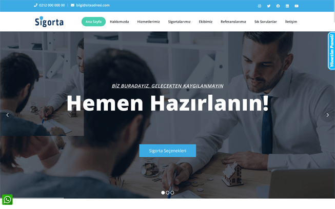 Sigorta Firması Web Sitesi - Danışmanlık Firması Web Sitesi 110