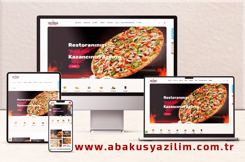 Restoran Web Sitesi - QR Code Menü Özellikli Restoran Web Sitesi 037