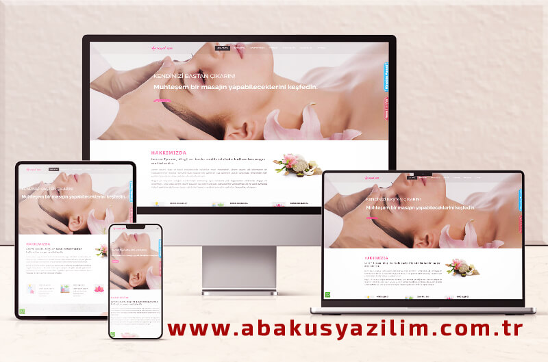 Güzellik Merkezi Web Sitesi - SPA Web Sitesi - Cilt Bakımı Web Sitesi 046