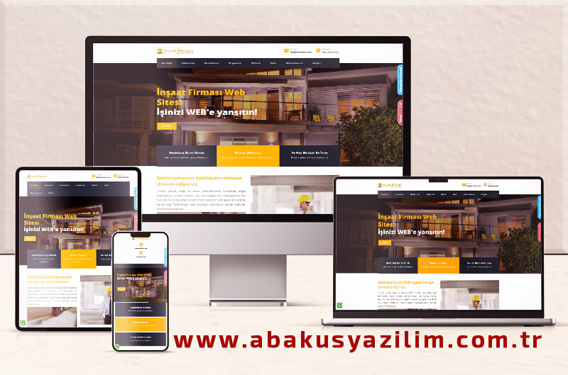 Firma Web Sitesi - İnşaat Firması Web Sitesi - Mimarlık Web Sitesi 047