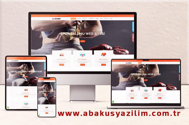 Spor Salonu Web Sitesi - GYM Web Sitesi - Fitness Web Sitesi 066
