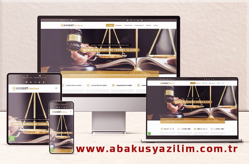 Avukat Web Sitesi - Hukuk Firması Web Sitesi 074