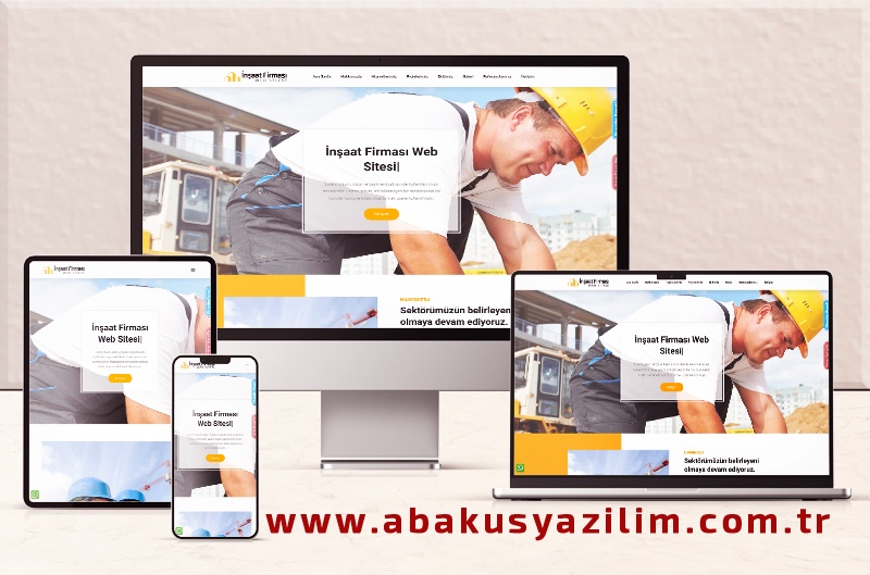 Firma Web Sitesi - İnşaat Firması Web Sitesi 083