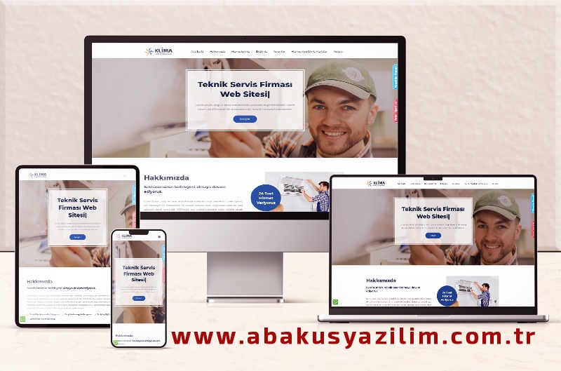 Teknik Servis Firması Web Sitesi - Firma Web Sitesi 098